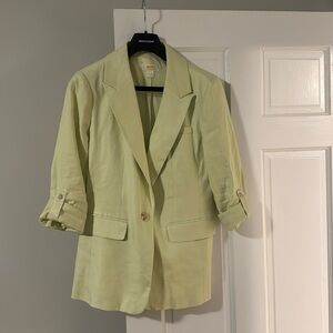 Maeve roll sleeve blazer. Size 6. Anthropologie. Great condition barely worn
